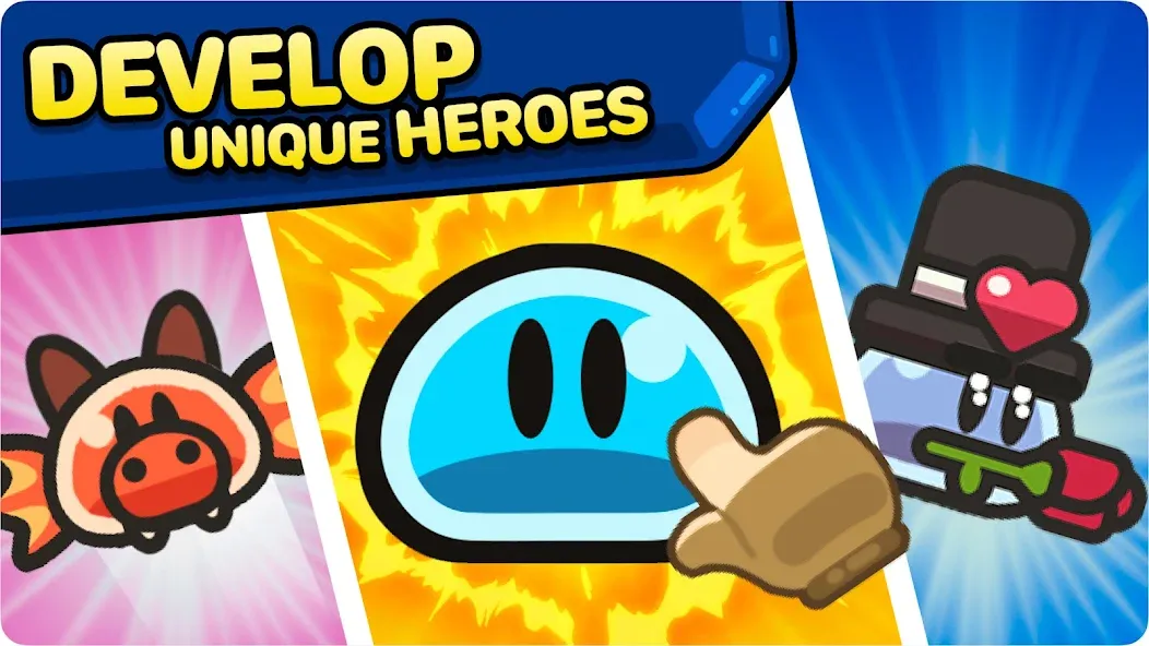 Legend of Slime: Idle RPG War (Легенда о слизи) [МОД: Меню, Бесконечные монеты и Открытые уровни] Screenshot 1