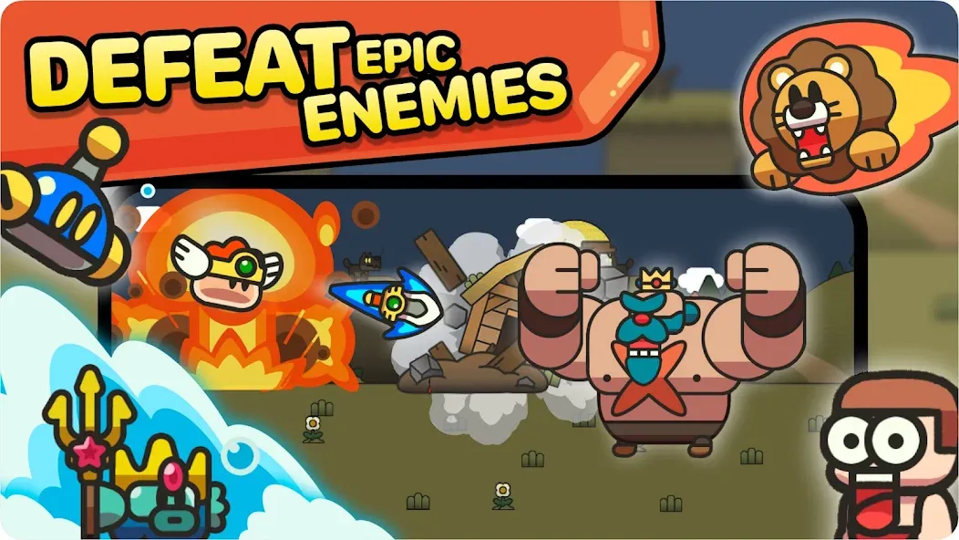 Legend of Slime: Idle RPG War (Легенда о слизи) [МОД: Меню, Бесконечные монеты и Открытые уровни] Screenshot 3