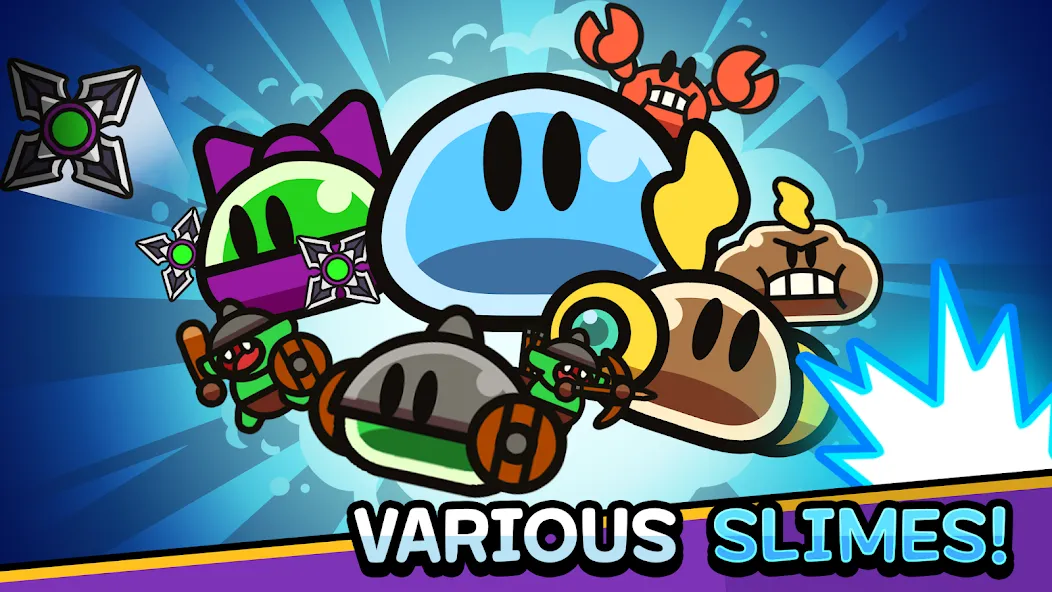Slime Quest (Слайм Квест) [МОД: Меню, Бесконечные монеты и Открытые уровни] Screenshot 2