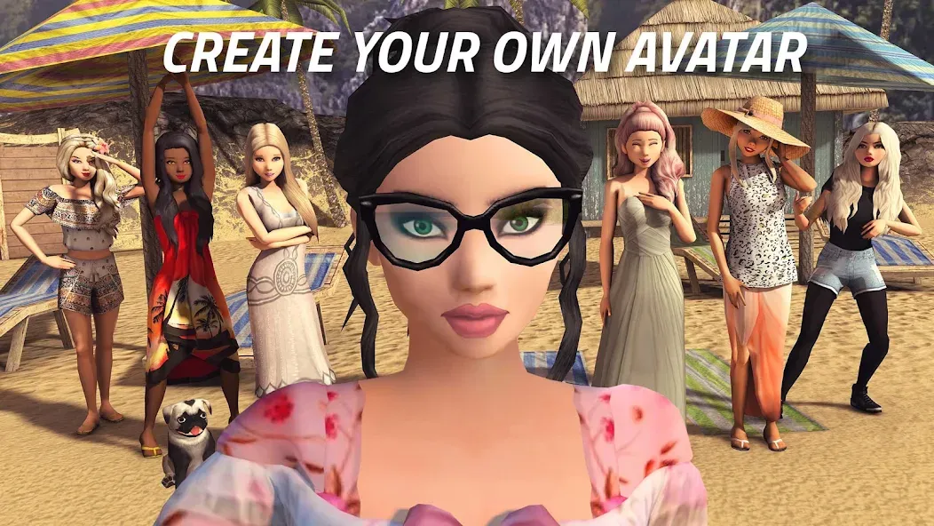 Avakin Life - 3D Virtual World (Авакин Лайф) [МОД: Деньги, Монеты и Меню MOD] Screenshot 1
