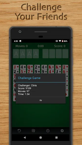 FreeCell Solitaire Classic (Фрисел Солитер Классик) [МОД: Много монет, Открытые уровни и Мега MOD] Screenshot 4
