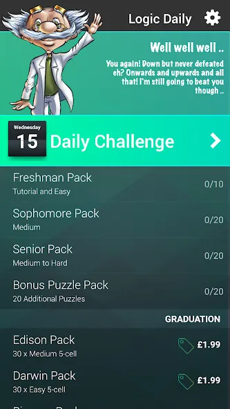 Logic Puzzles Daily - Solve Lo (Лоджик Пазлз Дейли) [МОД: Деньги, Монеты и Меню MOD] Screenshot 2