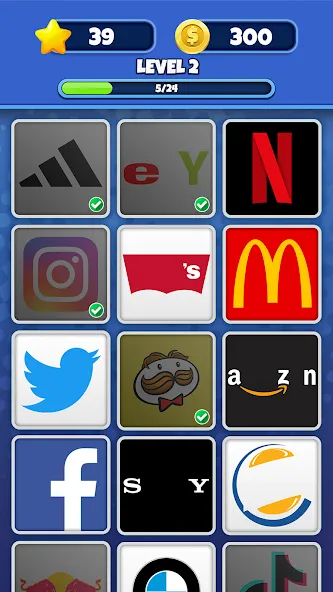 Logo Quiz - World Trivia Game (Лого Квиз) [МОД: Много монет, Открытые уровни и Мега MOD] Screenshot 3