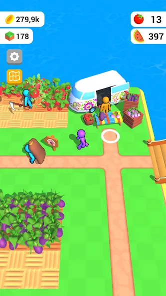Farm Land - Farming life game (Фарм Лэнд) [МОД: Деньги, Монеты и Меню MOD] Screenshot 2