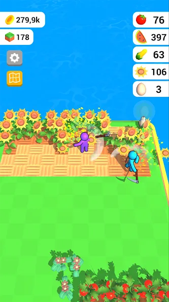 Farm Land - Farming life game (Фарм Лэнд) [МОД: Деньги, Монеты и Меню MOD] Screenshot 3