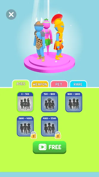 Crowd Evolution! [МОД: Деньги, Монеты и Меню MOD] Screenshot 5