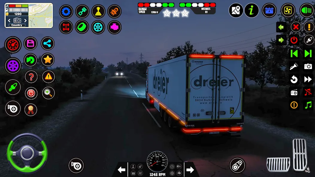 City Truck Simulator 2023 [МОД: Все открыто, Дополнительные деньги и Меню MOD] Screenshot 3