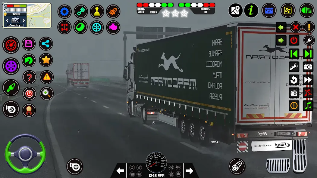 City Truck Simulator 2023 [МОД: Все открыто, Дополнительные деньги и Меню MOD] Screenshot 5