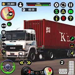 Скачать City Truck Simulator 2023 [МОД: Все открыто, Дополнительные деньги и Меню MOD] | Взлом City Truck Simulator 2023 на Андроид