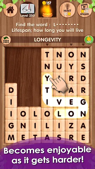 Falling Word Games - Addictive (Фоллинг Уорд Геймс) [МОД: Все открыто, Дополнительные деньги и Меню MOD] Screenshot 5