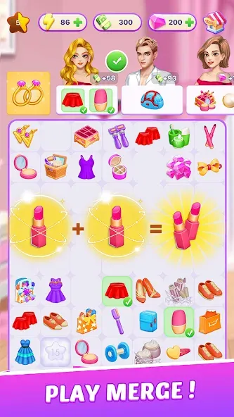 Love Paradise - Merge Makeover (Лав Парадайз) [МОД: Деньги, Монеты и Меню MOD] Screenshot 5