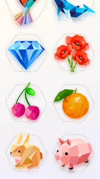 Love Poly: Puzzle Jigsaw (Лав Поли) [МОД: Бесконечные деньги, Монеты и Мега MOD] Screenshot 1
