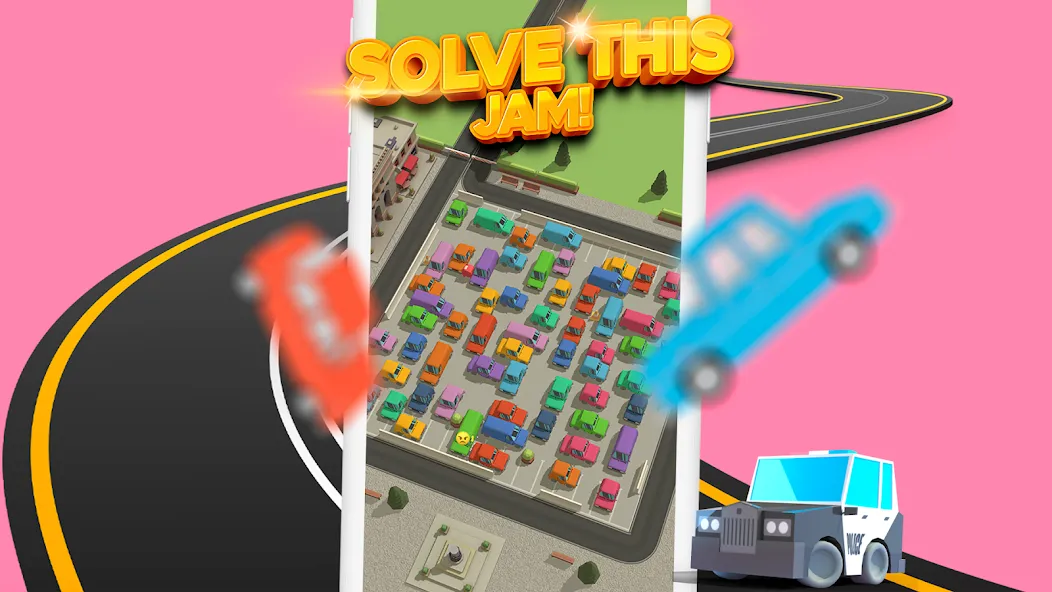 Parking Jam 3D (Парковочный затор 3D) [МОД: Меню, Бесконечные монеты и Открытые уровни] Screenshot 5