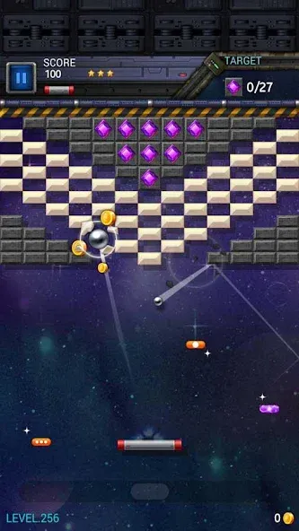Brick Breaker Star: Space King [МОД: Много монет, Открытые уровни и Мега MOD] Screenshot 5