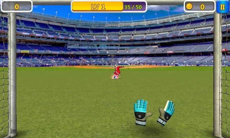 Super Goalkeeper - Soccer Game (упер Вратарь) [МОД: Меню, Бесконечные монеты и Открытые уровни] Screenshot 3