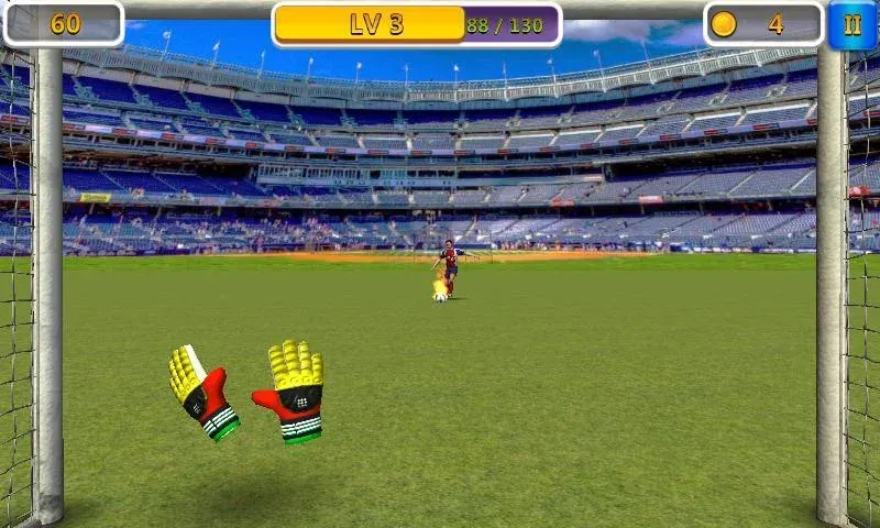 Super Goalkeeper - Soccer Game (упер Вратарь) [МОД: Меню, Бесконечные монеты и Открытые уровни] Screenshot 4