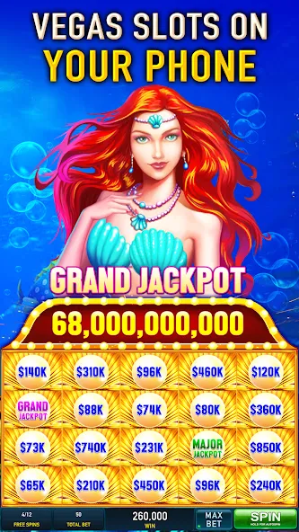 Slots Cash:Vegas Slot Machines (Слотс Кэш) [MOD: Мод Меню/Взлом] - Скриншот 1