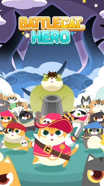 Battle Cat Hero (Баттл Кэт Герой) [МОД: Бесконечные деньги, Монеты и Мега MOD] Screenshot 1