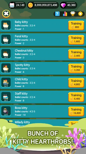 Battle Cat Hero (Баттл Кэт Герой) [МОД: Бесконечные деньги, Монеты и Мега MOD] Screenshot 3