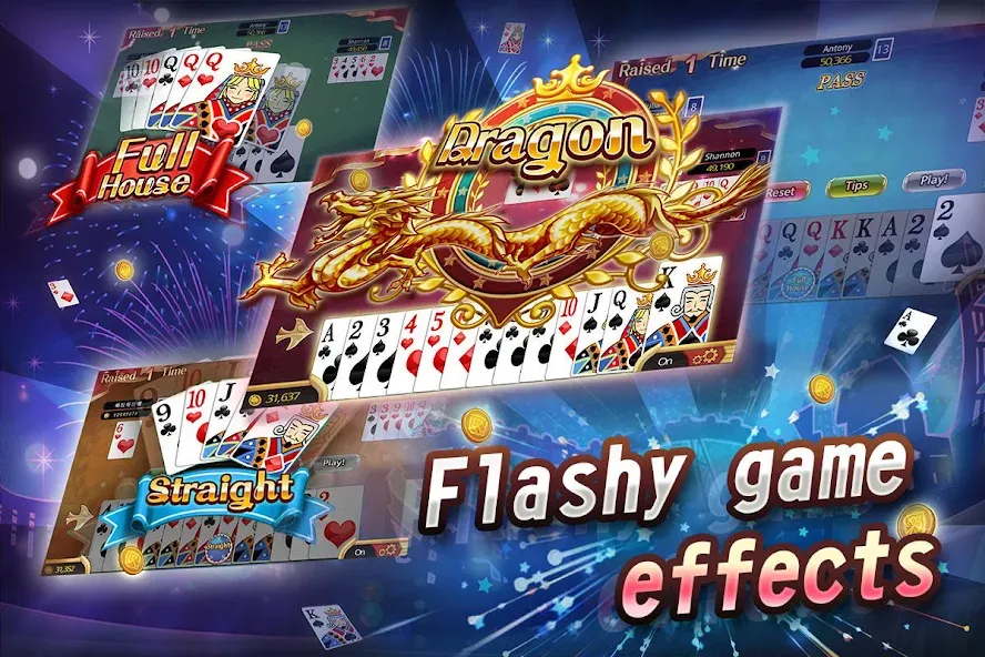 Fun Big 2 Taiwan: Card Craze (Фан Биг 2 Тайвань) [МОД: Бесконечные деньги, Монеты и Мега MOD] Screenshot 2