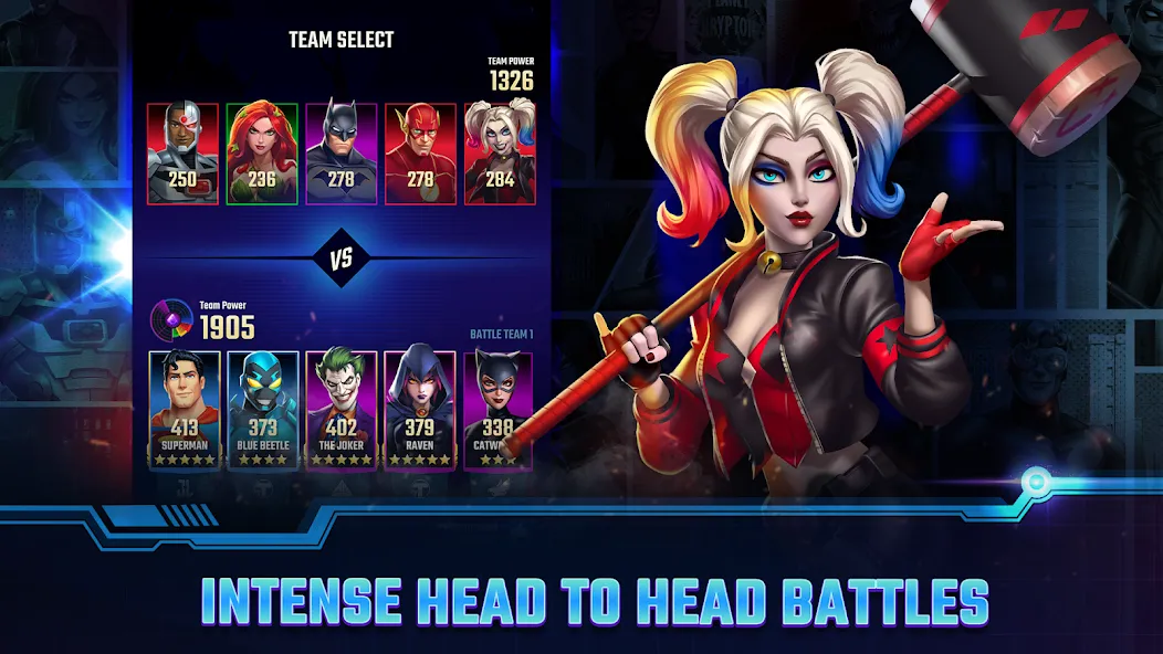 DC Heroes & Villains: Match 3 [МОД: Деньги, Монеты и Меню MOD] Screenshot 2