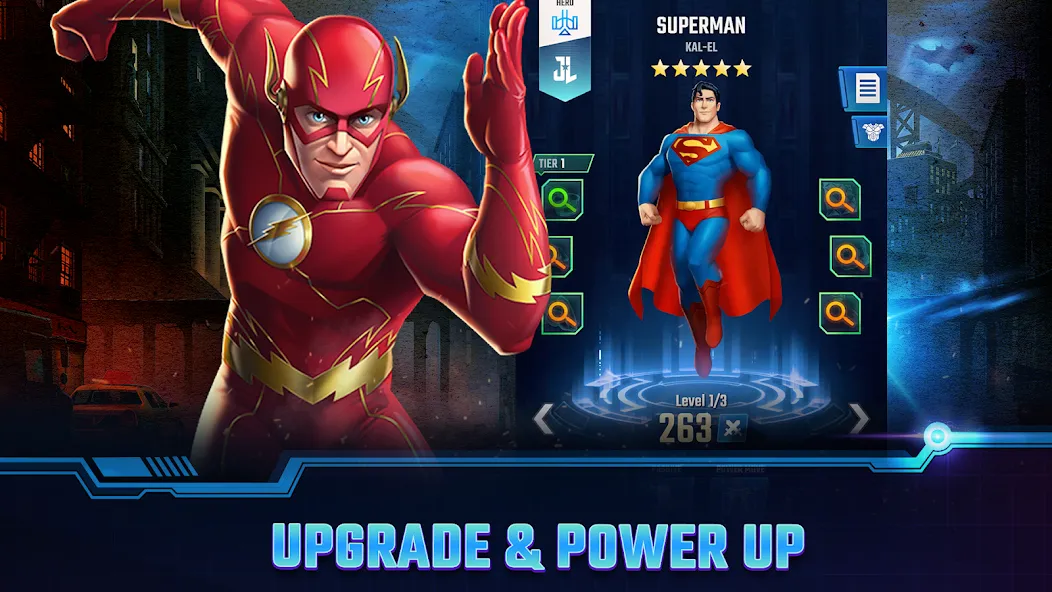 DC Heroes & Villains: Match 3 [МОД: Деньги, Монеты и Меню MOD] Screenshot 5