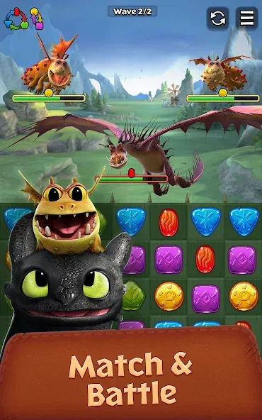 Dragons: Titan Uprising (Драгонс) [МОД: Меню, Бесконечные монеты и Открытые уровни] Screenshot 1