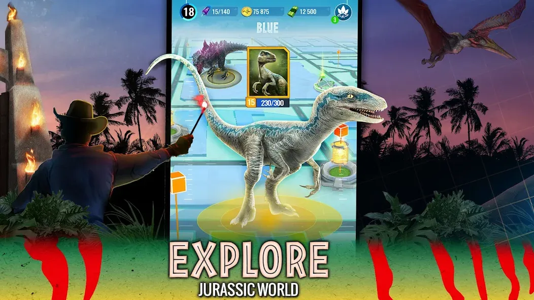 Jurassic World Alive (Джурассик Ворлд) [МОД: Деньги, Монеты и Меню MOD] Screenshot 2