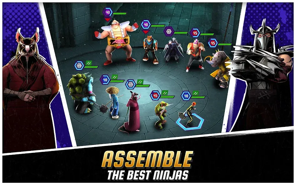 Ninja Turtles: Legends [МОД: Бесконечные деньги, Монеты и Мега MOD] Screenshot 1