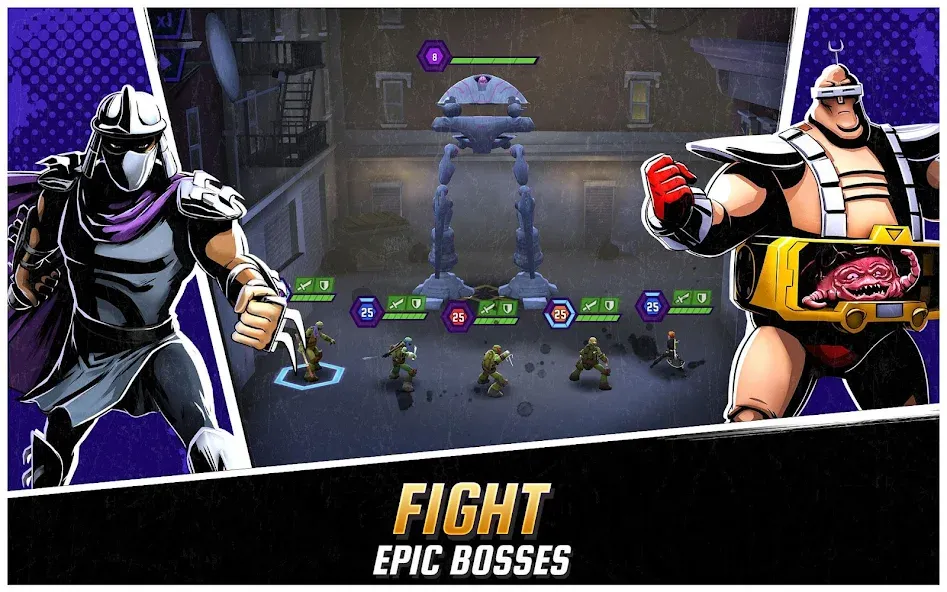 Ninja Turtles: Legends [МОД: Бесконечные деньги, Монеты и Мега MOD] Screenshot 2