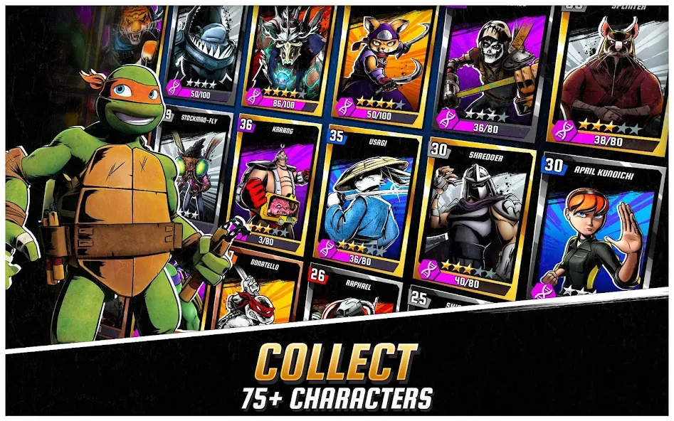 Ninja Turtles: Legends [МОД: Бесконечные деньги, Монеты и Мега MOD] Screenshot 4