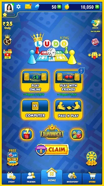 Ludo King™ (Лудо Кинг) [МОД: Деньги, Монеты и Меню MOD] Screenshot 5