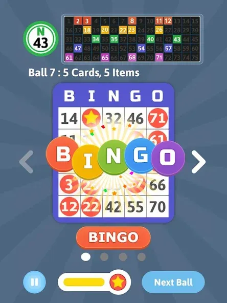 Bingo Mania - Light Bingo Game (Бинго Мания) [МОД: Все открыто, Дополнительные деньги и Меню MOD] Screenshot 5