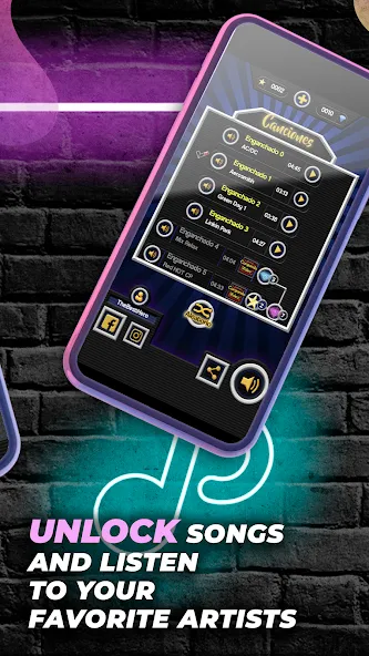 Guitar Hero Game: EDM Music (ЭДМ) [МОД: Деньги, Монеты и Меню MOD] Screenshot 2
