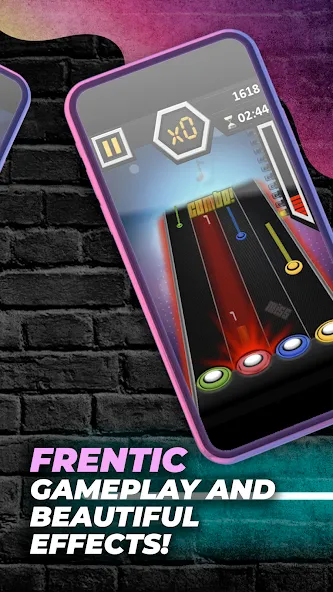 Guitar Hero Game: EDM Music (ЭДМ) [МОД: Деньги, Монеты и Меню MOD] Screenshot 3