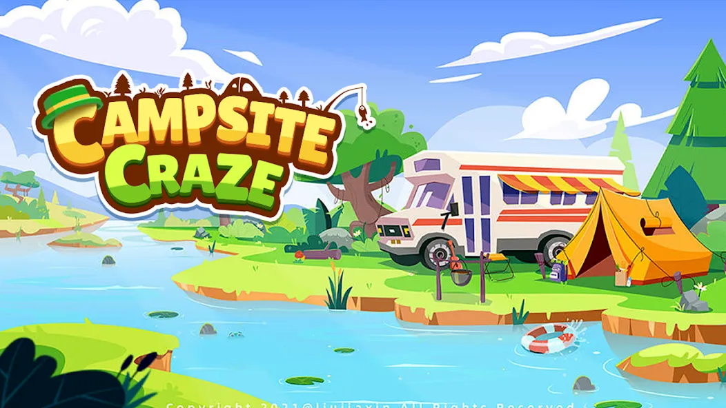Campsite Craze: Puzzle Merge (Кемпинговая Лихорадка) [МОД: Бесконечные деньги, Монеты и Мега MOD] Screenshot 1