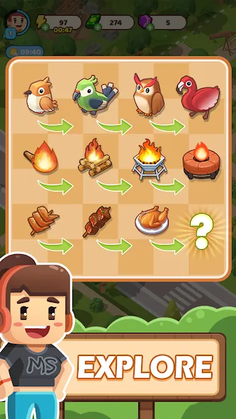 Campsite Craze: Puzzle Merge (Кемпинговая Лихорадка) [МОД: Бесконечные деньги, Монеты и Мега MOD] Screenshot 3