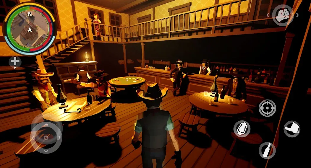 West Cowboy Western Polygon [МОД: Деньги, Монеты и Меню MOD] Screenshot 2