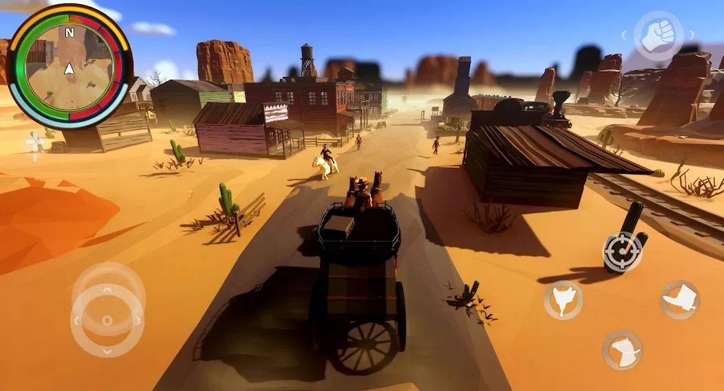 West Cowboy Western Polygon [МОД: Деньги, Монеты и Меню MOD] Screenshot 4