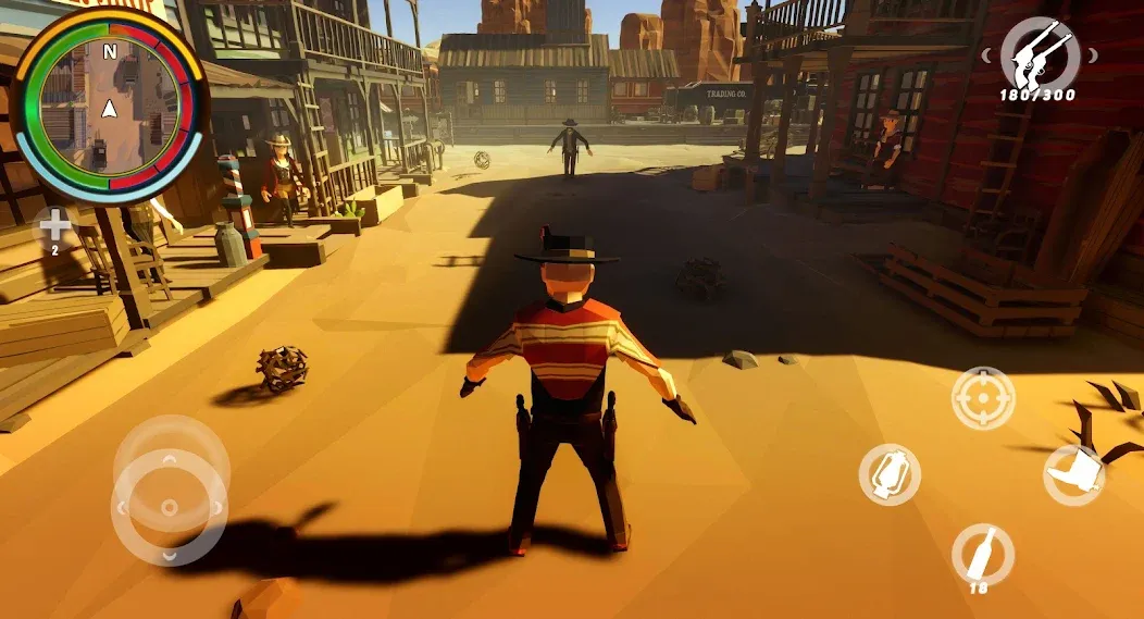 West Cowboy Western Polygon [МОД: Деньги, Монеты и Меню MOD] Screenshot 5