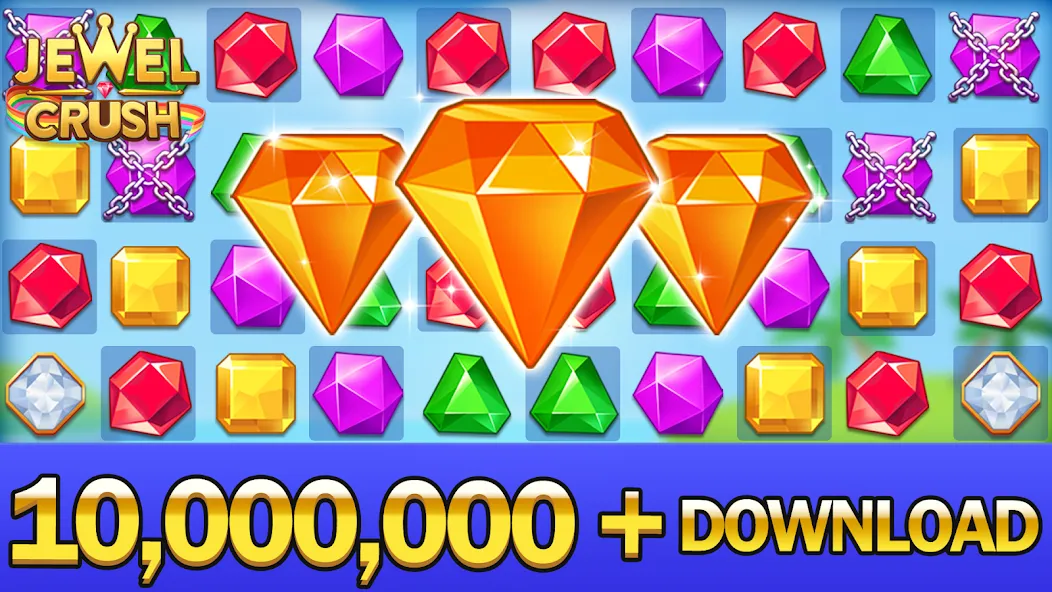 Jewel Crush™ - Match 3 Legend [МОД: Меню, Бесконечные монеты и Открытые уровни] Screenshot 5
