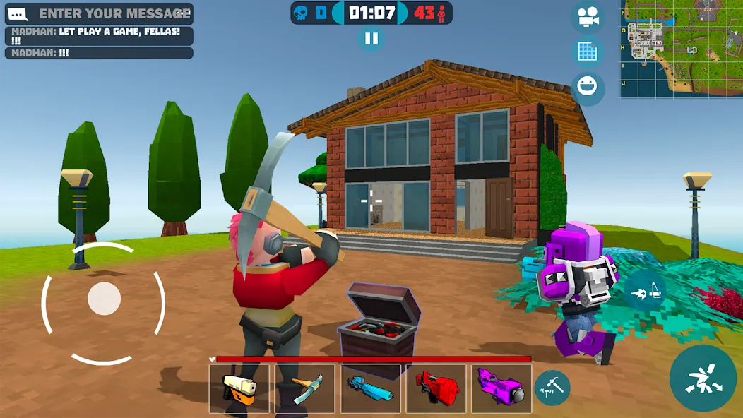 Mad GunS online shooting games (Мад Ганс) [МОД: Все открыто, Дополнительные деньги и Меню MOD] Screenshot 1