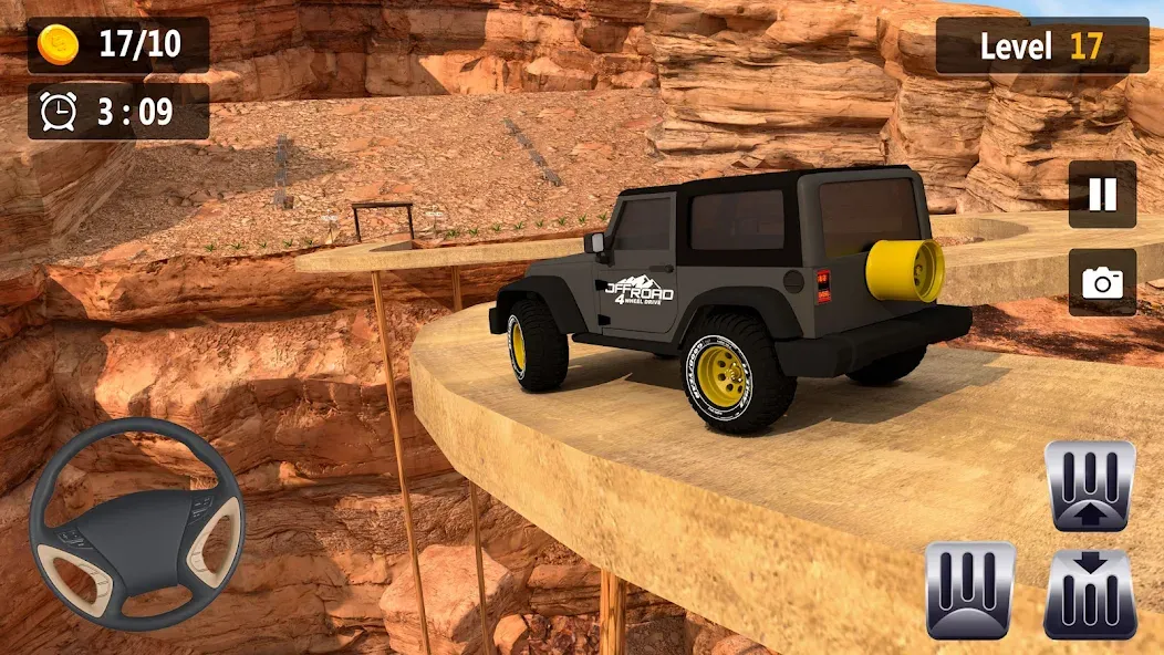 Mountain Driving: 4x4 Climb [МОД: Много монет, Открытые уровни и Мега MOD] Screenshot 4