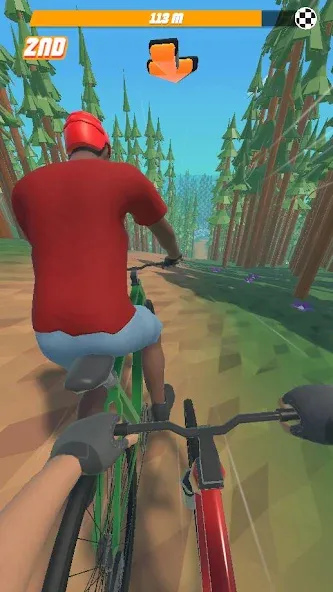 Bike Hill 3D (Байк Хилл 3Д) [МОД: Много денег, Монет и Все открыто] Screenshot 1