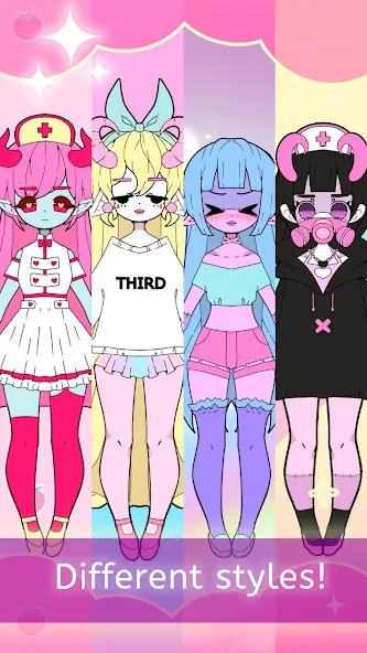 Moon's Closet dress up game [МОД: Много денег, Монет и Все открыто] Screenshot 4