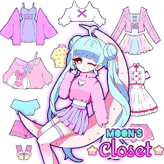 Скачать Moon's Closet dress up game [МОД: Много денег, Монет и Все открыто] | Взлом Moon's Closet dress up game на Андроид
