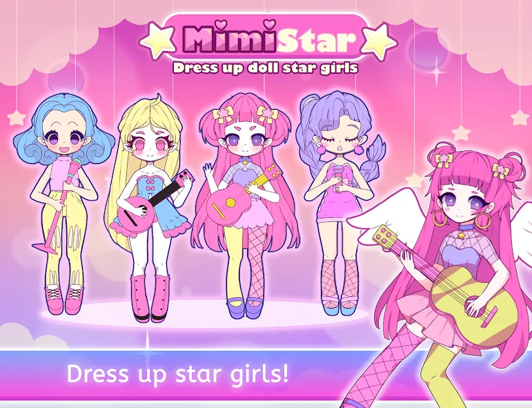 Mimistar dress up chibi doll (Министар) [МОД: Бесконечные деньги, Монеты и Мега MOD] Screenshot 1