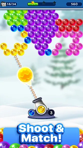 Bubble Pop Games: Shooter Cash [МОД: Все открыто, Дополнительные деньги и Меню MOD] Screenshot 3