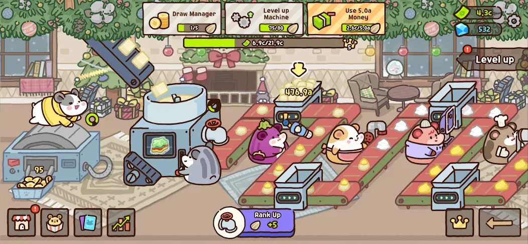 Hamster Cookie Factory [МОД: Много монет, Открытые уровни и Мега MOD] Screenshot 5