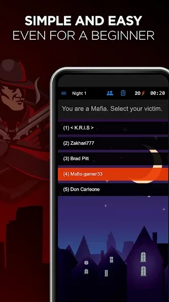 Mafia Online With Video Chat [МОД: Меню, Бесконечные монеты и Открытые уровни] Screenshot 3